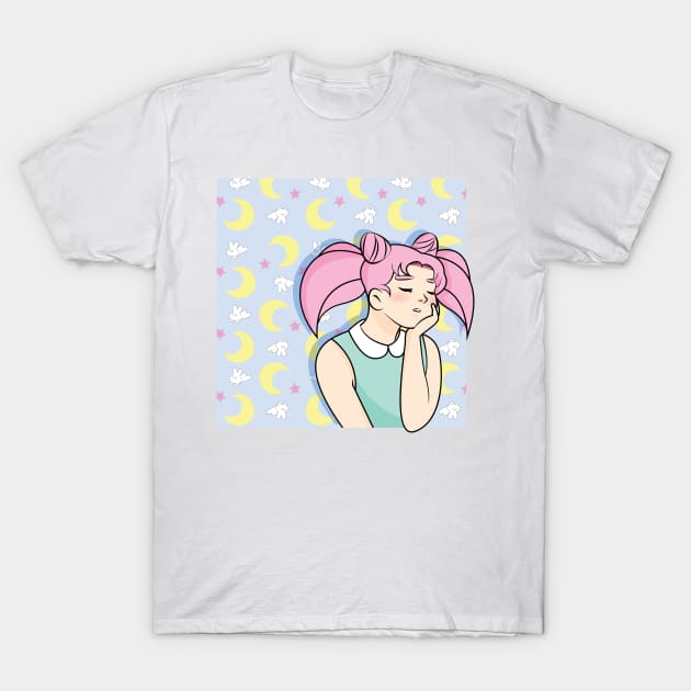 Sleepy Chibiusa T-Shirt by sammiesque